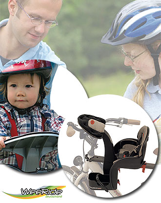 vterzeit Produkttest - Fahrrad- Kindersitz WeeRide SafeFront Deluxe