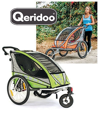 vterzeit Produkttest - Fahrradanhnger Sportrex1 von Qeridoo