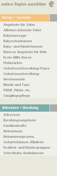 Bitte zuerst die Region w&auml;hlen
