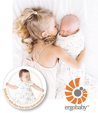 väterzeit Produkttest - Babyschlafsack mit Puck-Mich-Tuch von Ergobaby