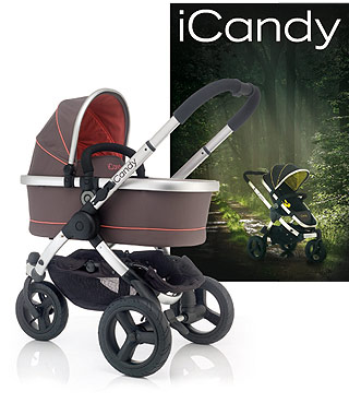 icandy kinderwagen grau