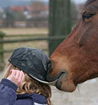 Mädchen und Pferde