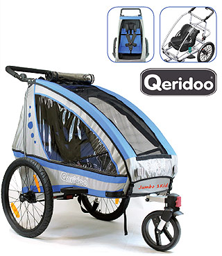 väterzeit Produkttest - Qeridoo Jumbo Fahrradanhänger väterzeit Produkttest - Qeridoo Jumbo Fahrradanhänger