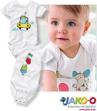 väterzeit Produkttest - Mitwachs-Bodys mit den fröhlichen Motiven von JAKO-O väterzeit Produkttest - Mitwachs-Bodys mit den fröhlichen Motiven von JAKO-O