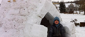 Schneehaus oder Iglu selber bauen