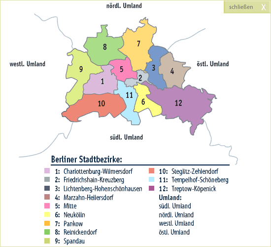 Karte Berlin